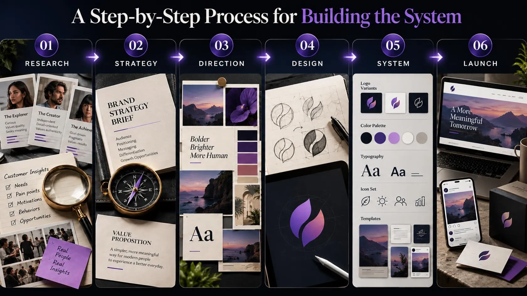 A step-by-step process for building the system