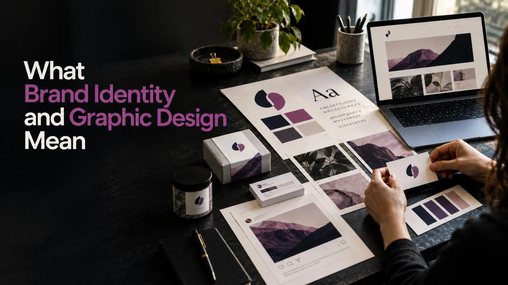 What brand identity and graphic design mean